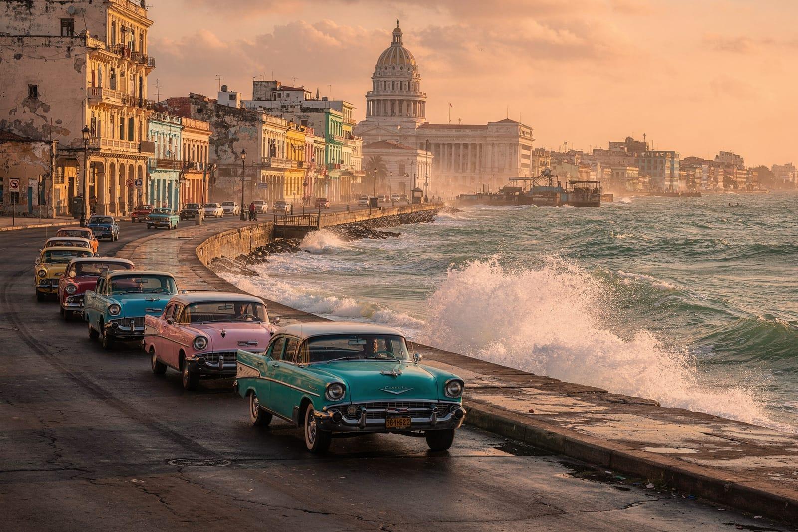 Cuba travel scene