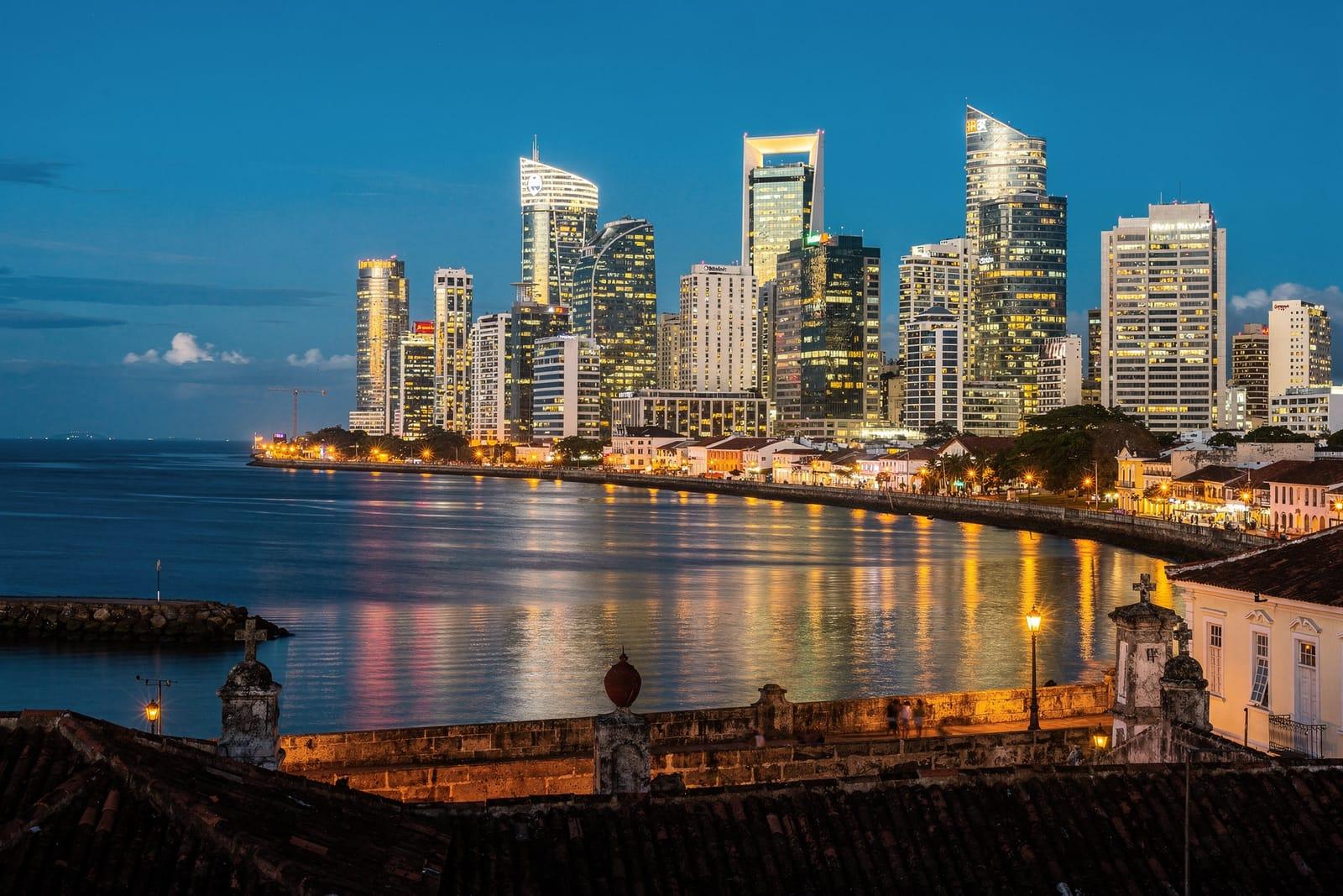 Panama travel scene