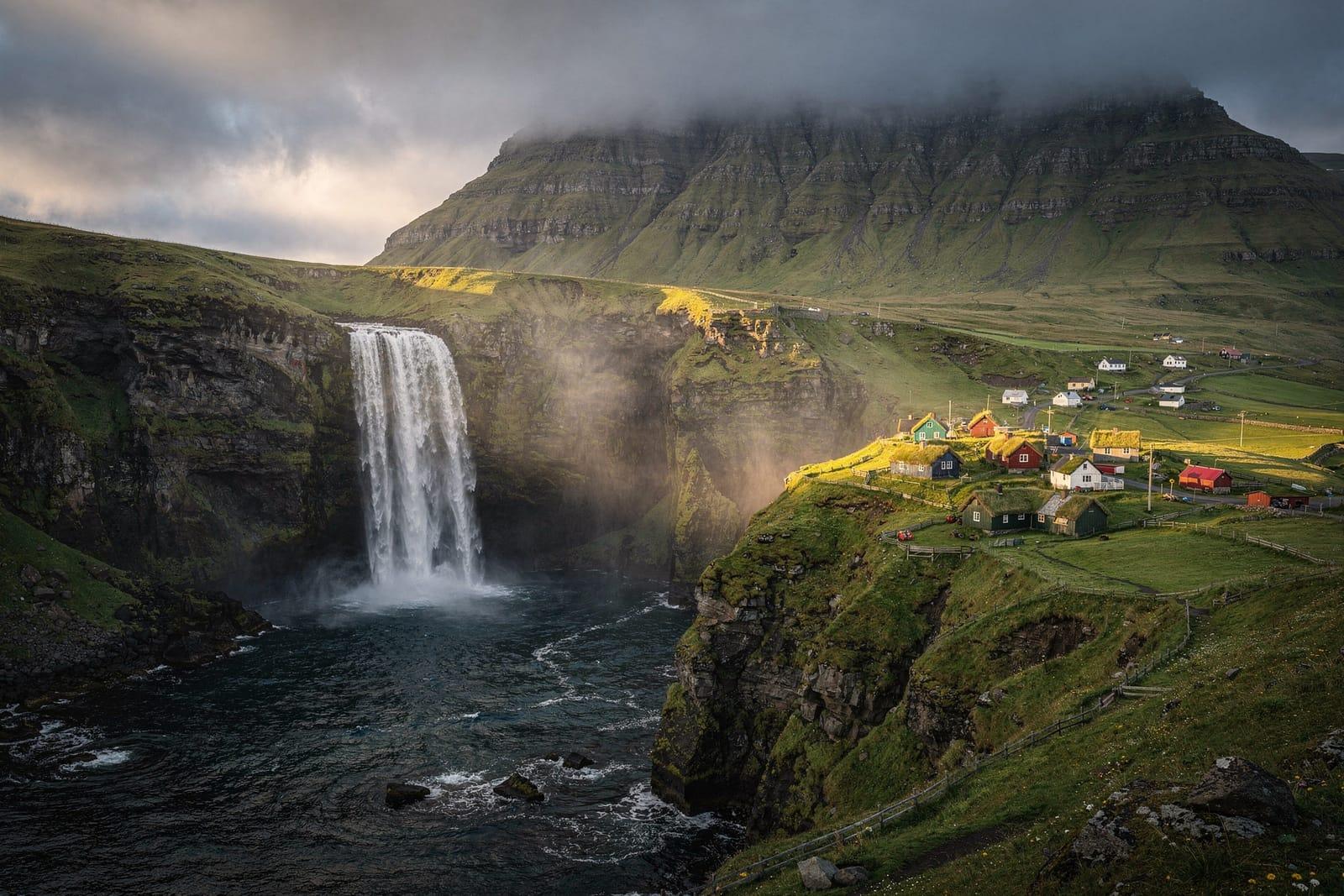 Faroe Islands travel scene