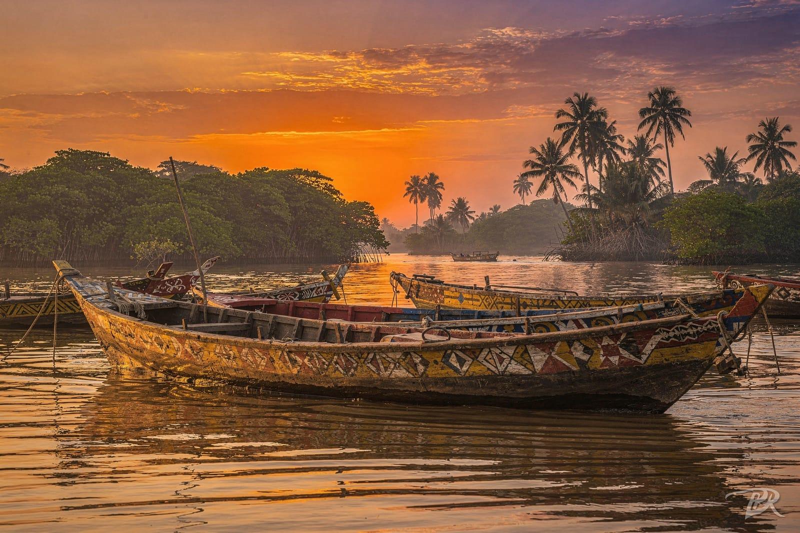 Gambia travel scene
