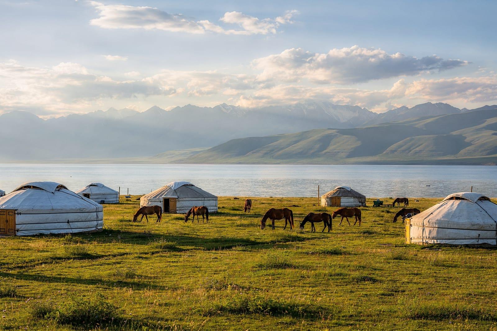 Kyrgyzstan travel scene
