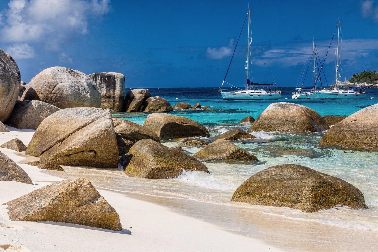 British Virgin Islands travel scene